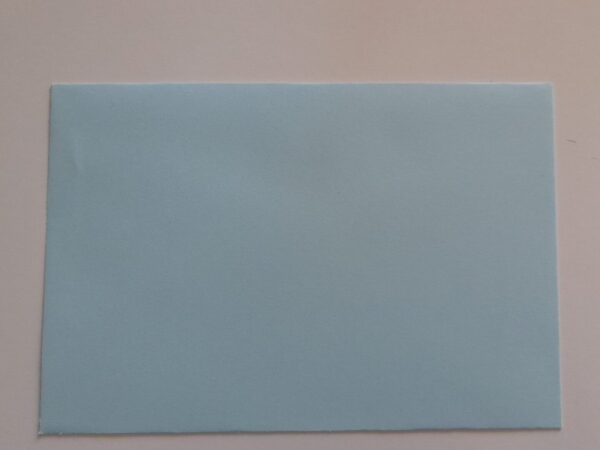 Envelope azul claro