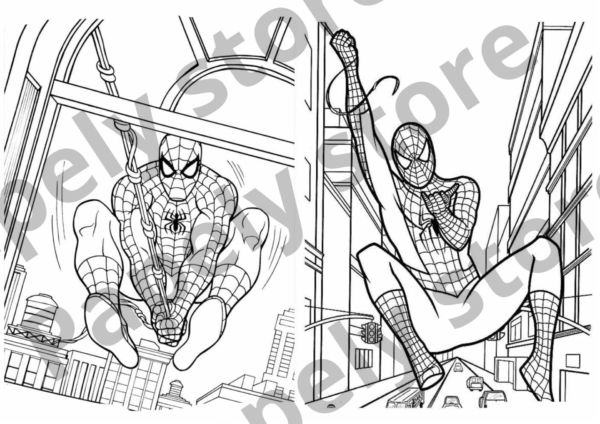 Livro Colorir Spiderman | Para Imprimir - Image 4