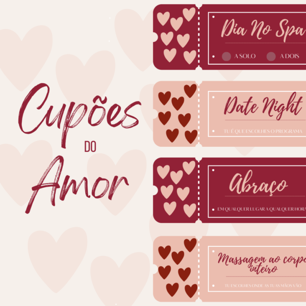 Cupões do Amor | Printable